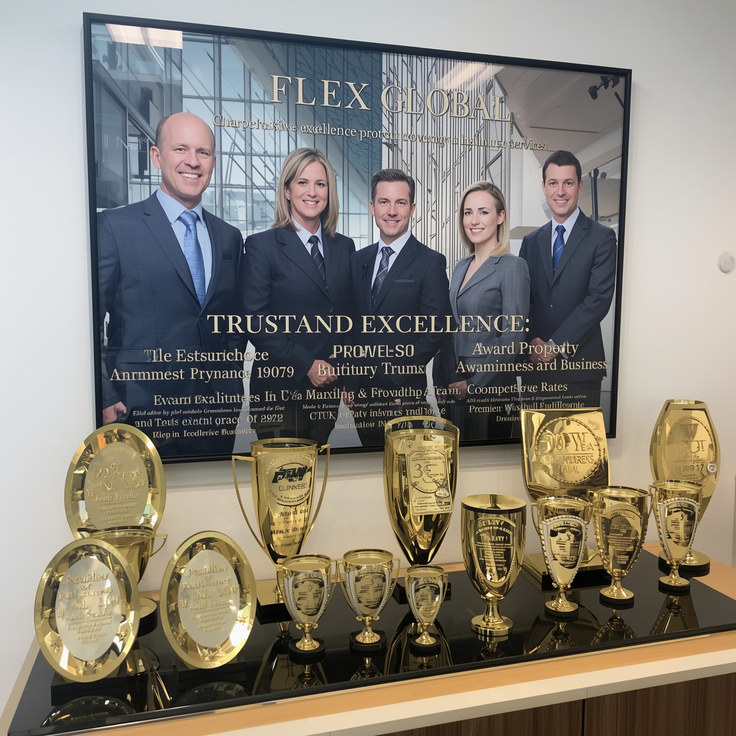 Flex Global Insurance Corporate Office with Awards and Professional Team